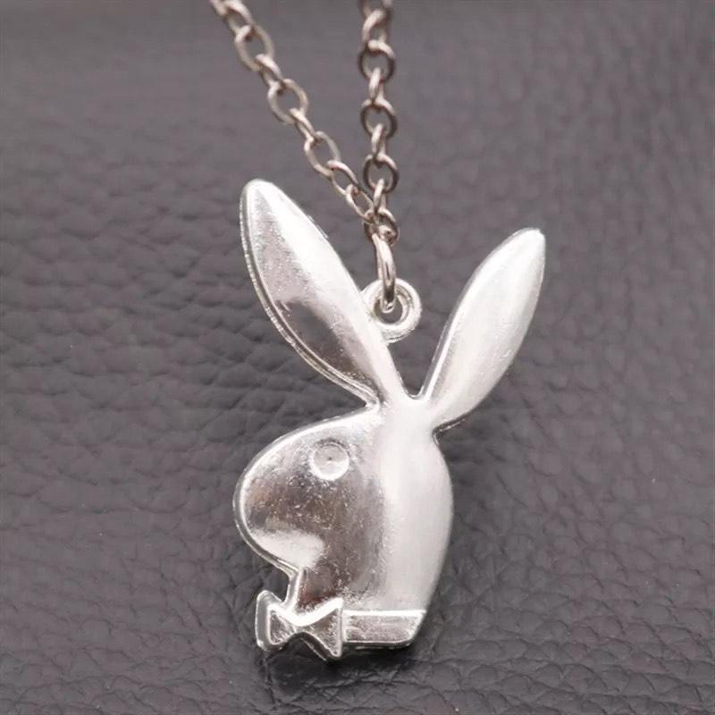 Punk Rock Metal Rabbit Bunny Cat Butterfly Pendant Necklace Sun Star Broken  Heart Skull Neck Chains for Women Unisex Jewelry New