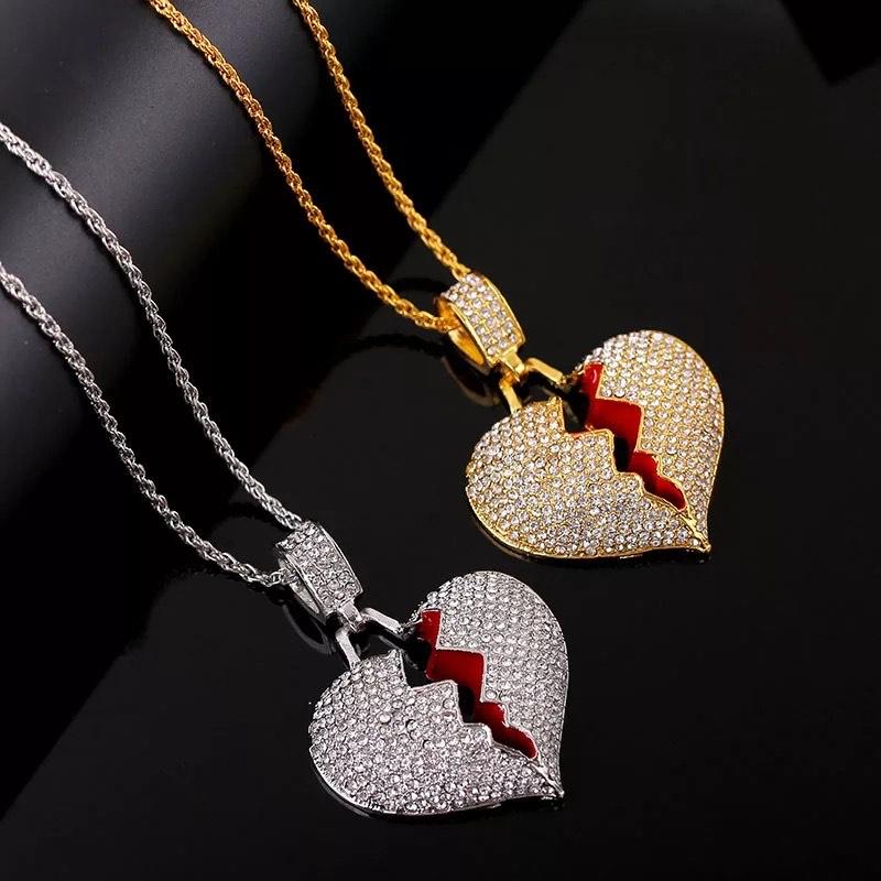 Amazon.com: Friendship Pixel Heart Set of 2 Necklaces, BFF Heart Necklace  Set, Best Friends 8 Bit Gift Heart Necklace Set, Friend Broken Heart BFF  Gift : Handmade Products